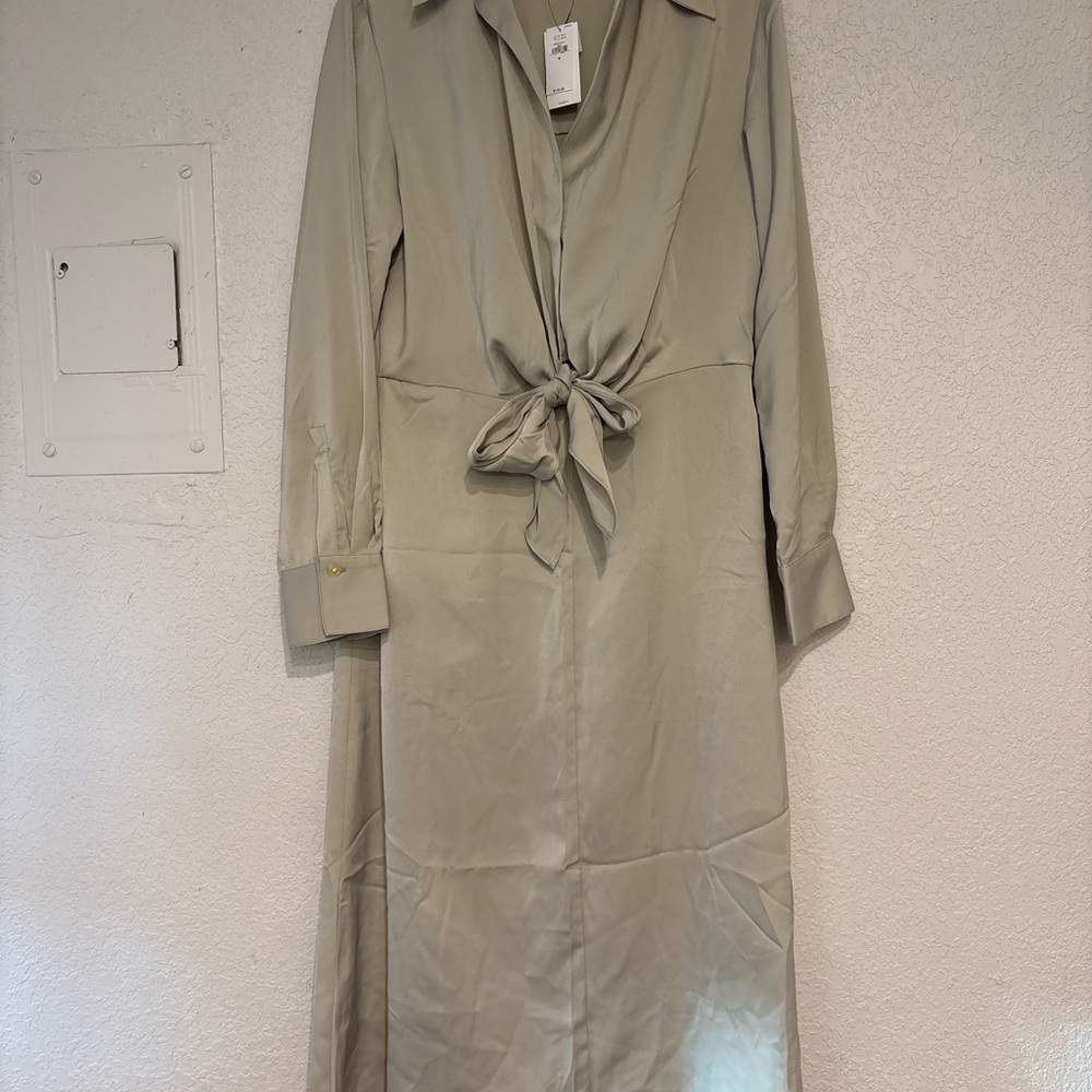 Banana Republic Long Sleeve Tan Dress - Picture 3 of 7